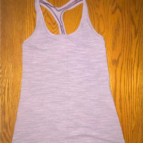 Lululemon Grey & Purple Racerback Tank - Picture 1 of 3